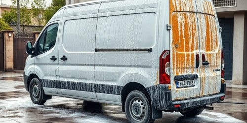 Como remover sujeira pesada da lataria da van