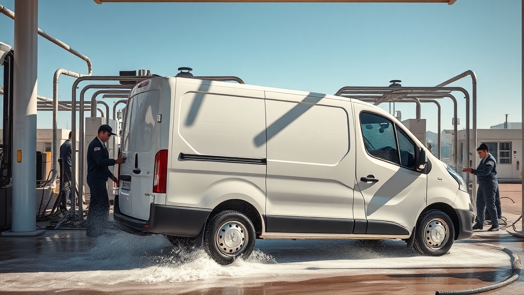 Periodicidade ideal: com que frequência lavar sua van