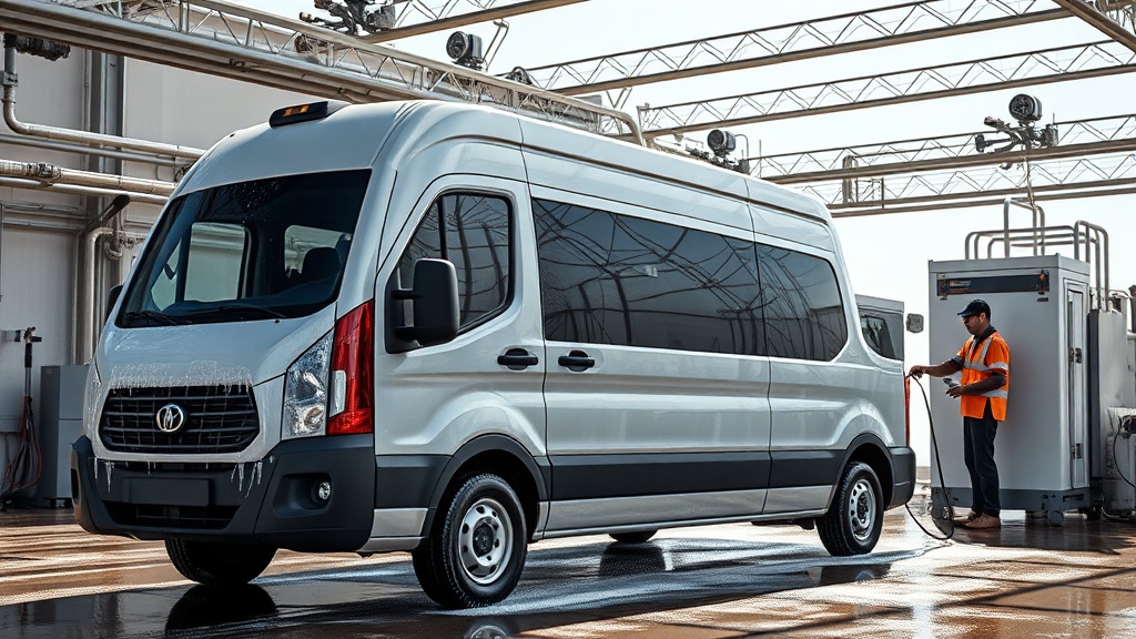 Quanto custa lavar uma van: faixas e fatores que influenciam