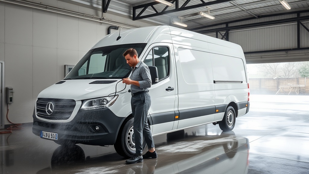 Como funciona o processo profissional de lavagem de vans, passo a passo