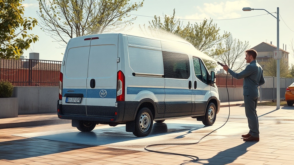 Como selecionar o local certo para lavar sua van com rapidez e segurança