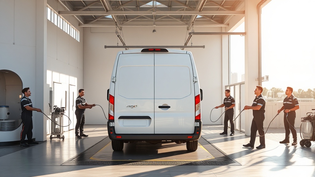 Lavagem completa de van: o que é e por que faz diferença