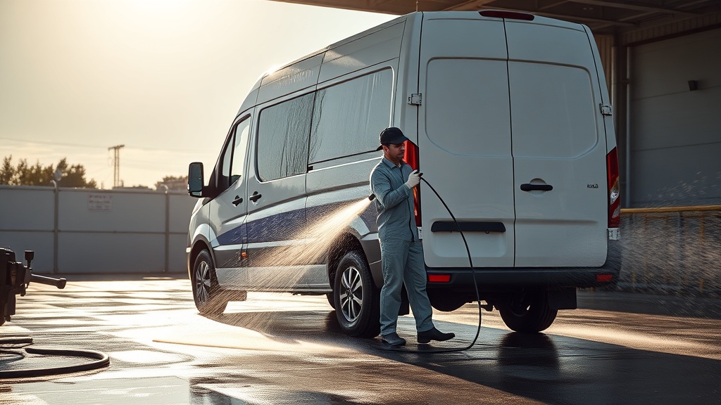 Remoção de sujeira pesada: o que é e por que isso importa para sua van