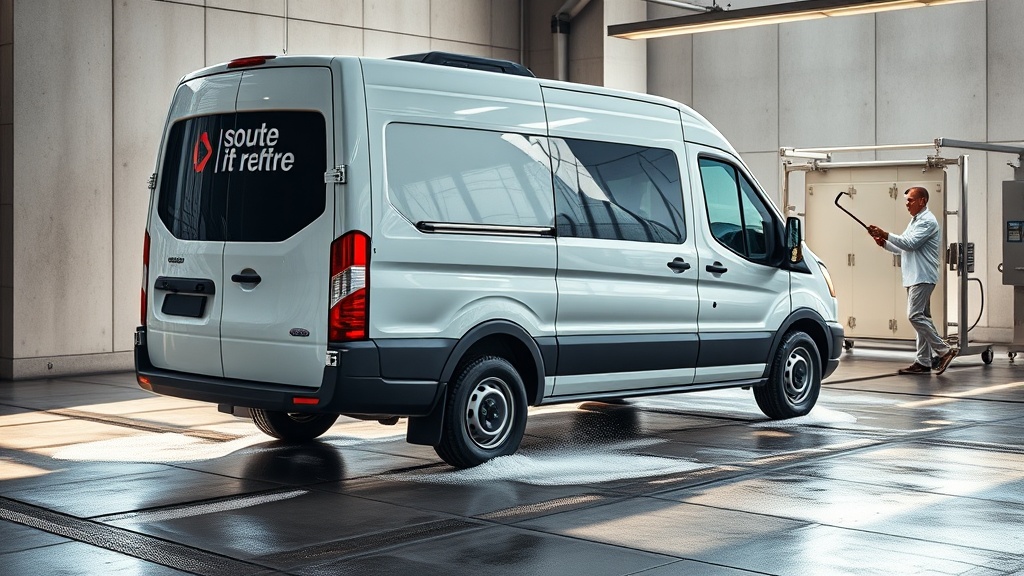 Entendendo a lavagem ideal para vans corporativas