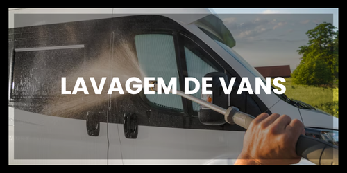 Lavagem de Completa de Vans,  com Aspiração e Limpeza Interna